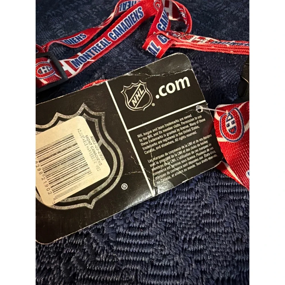 NHL Montreal Canadiens Adjustable Dog Harness Red Medium Hockey Fan Gear